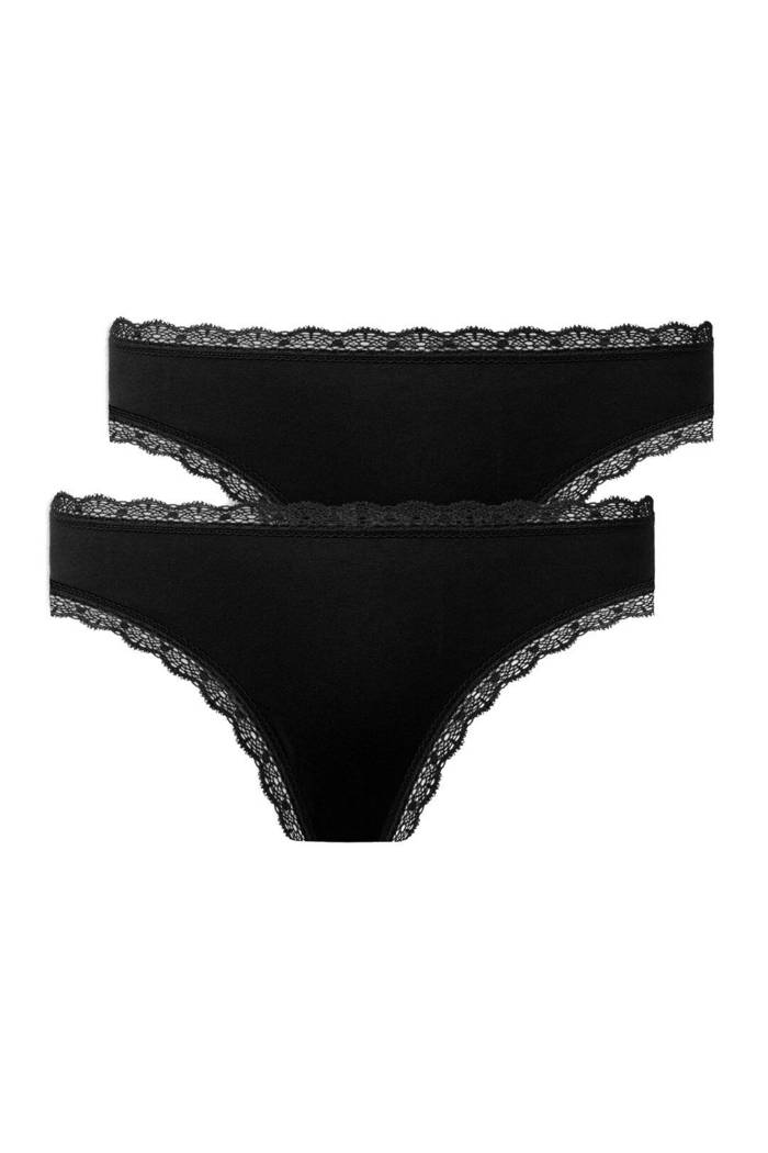 2er-Pack Lace Thongs