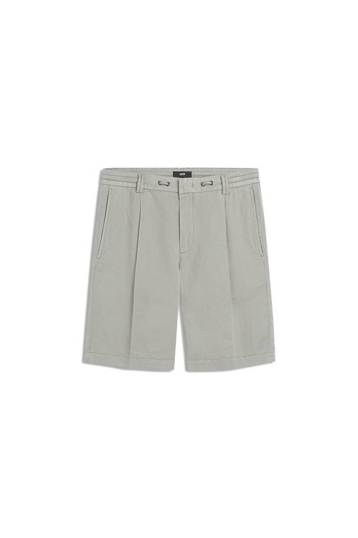 Bermuda Shorts aus Leinenmix