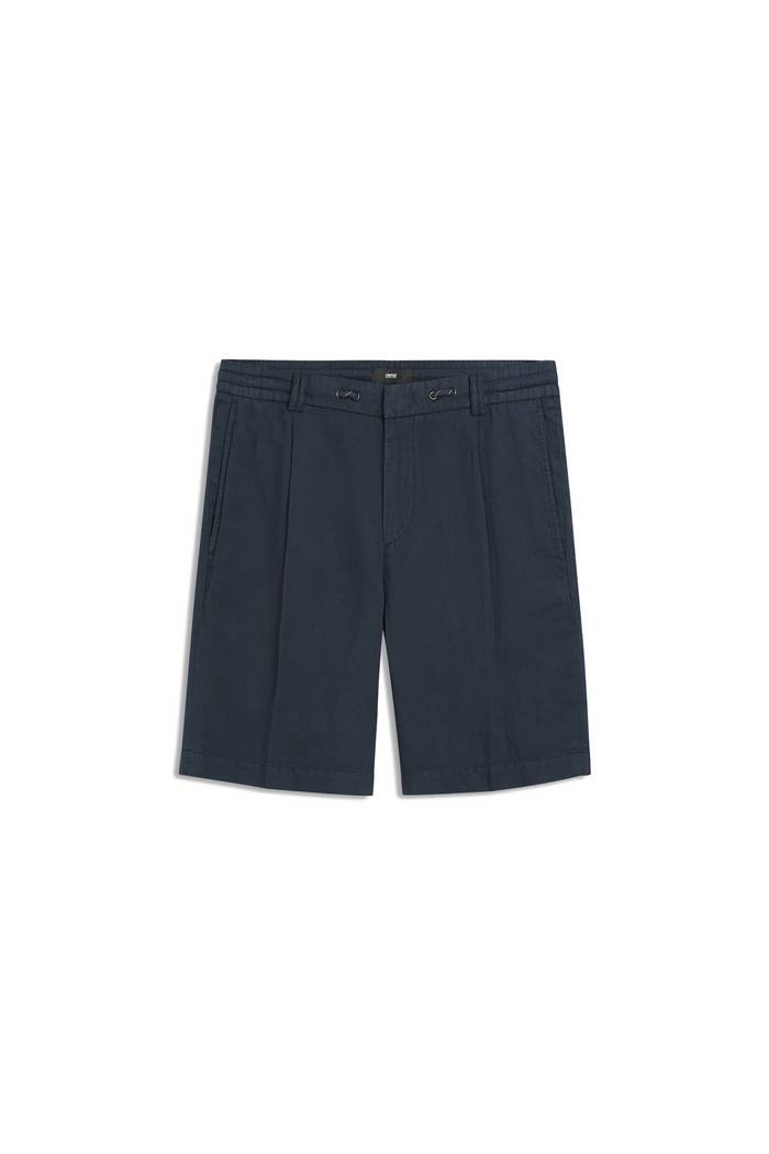 Bermuda Shorts aus Leinenmix