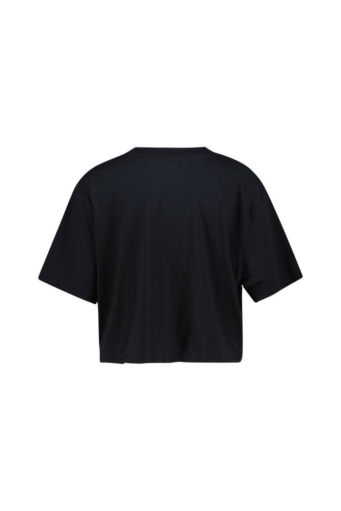 Cropped T-Shirt aus Baumwollmix