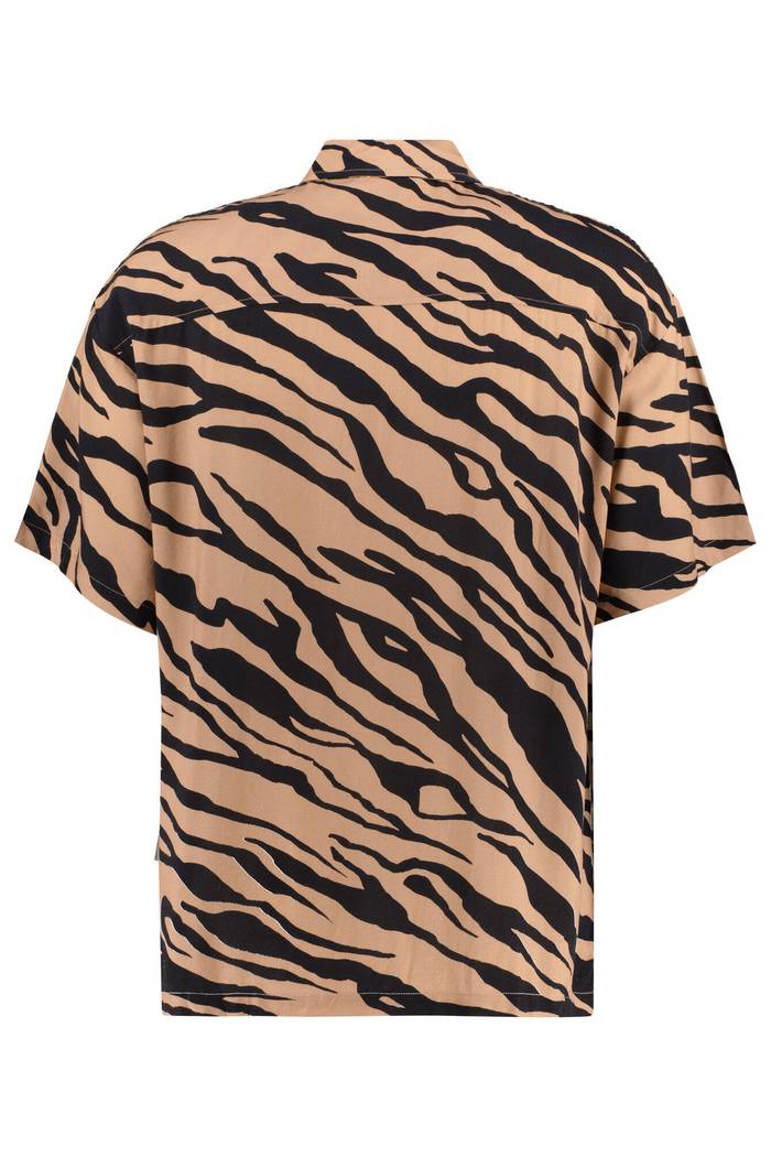 Freizeithemd Zebra Muster