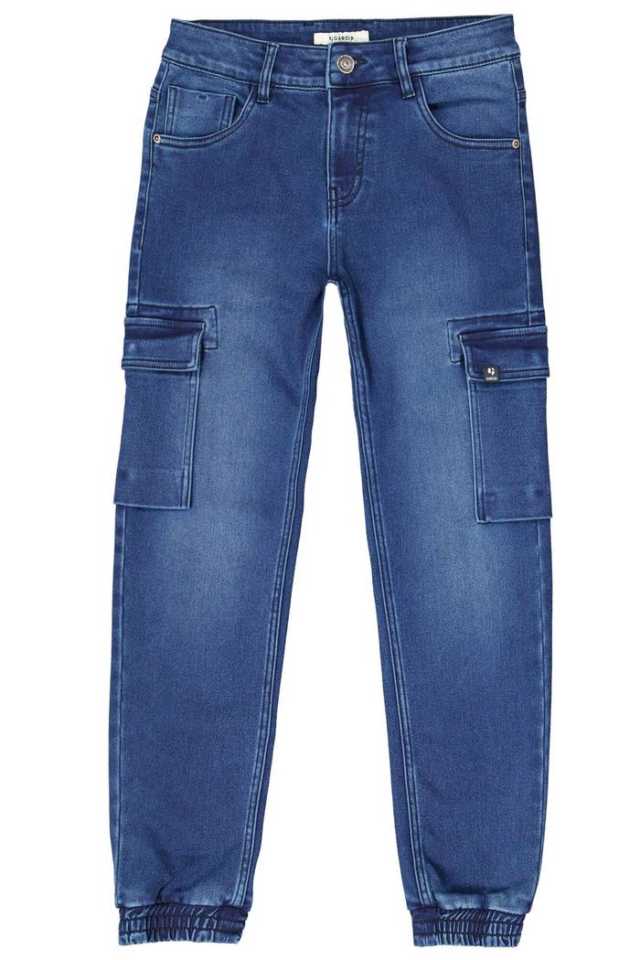 Jeans mit Cargo-Tasche