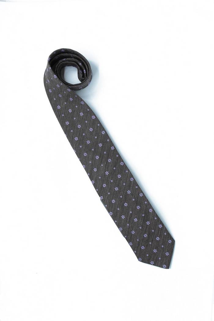 Krawatte mit floralem Muster
