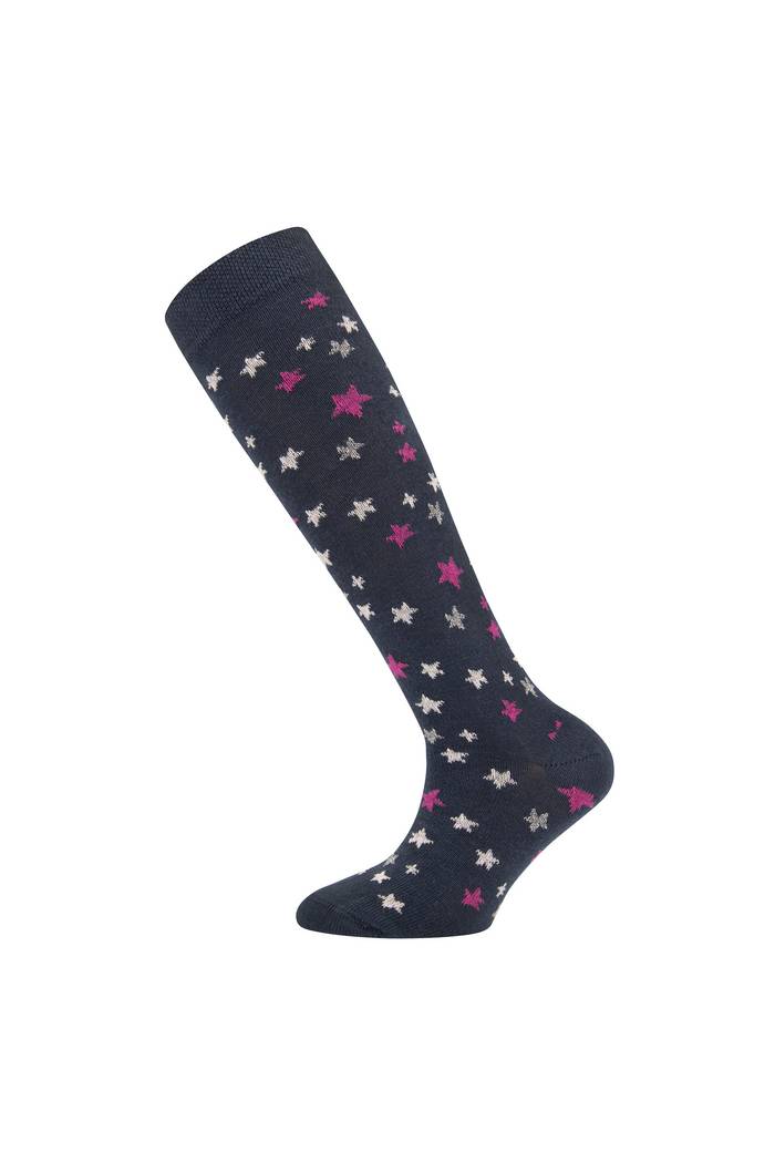Lange Socken mit Sternen