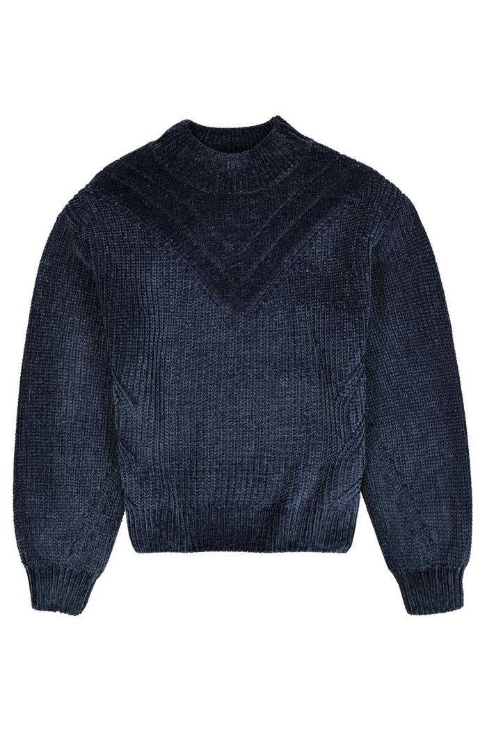 Pullover mit eingestricktem Muster