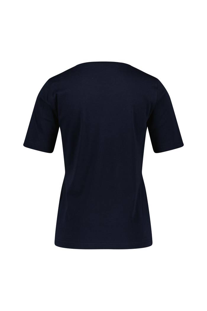 T-Shirt aus Baumwolle mit Strassdetails