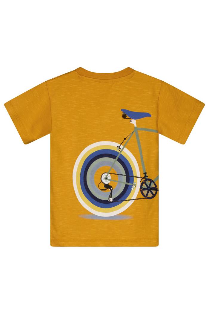 T-Shirt mit Fahrrad Print