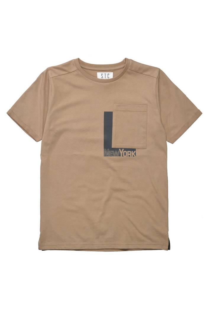 T-Shirt mit Wording-Print
